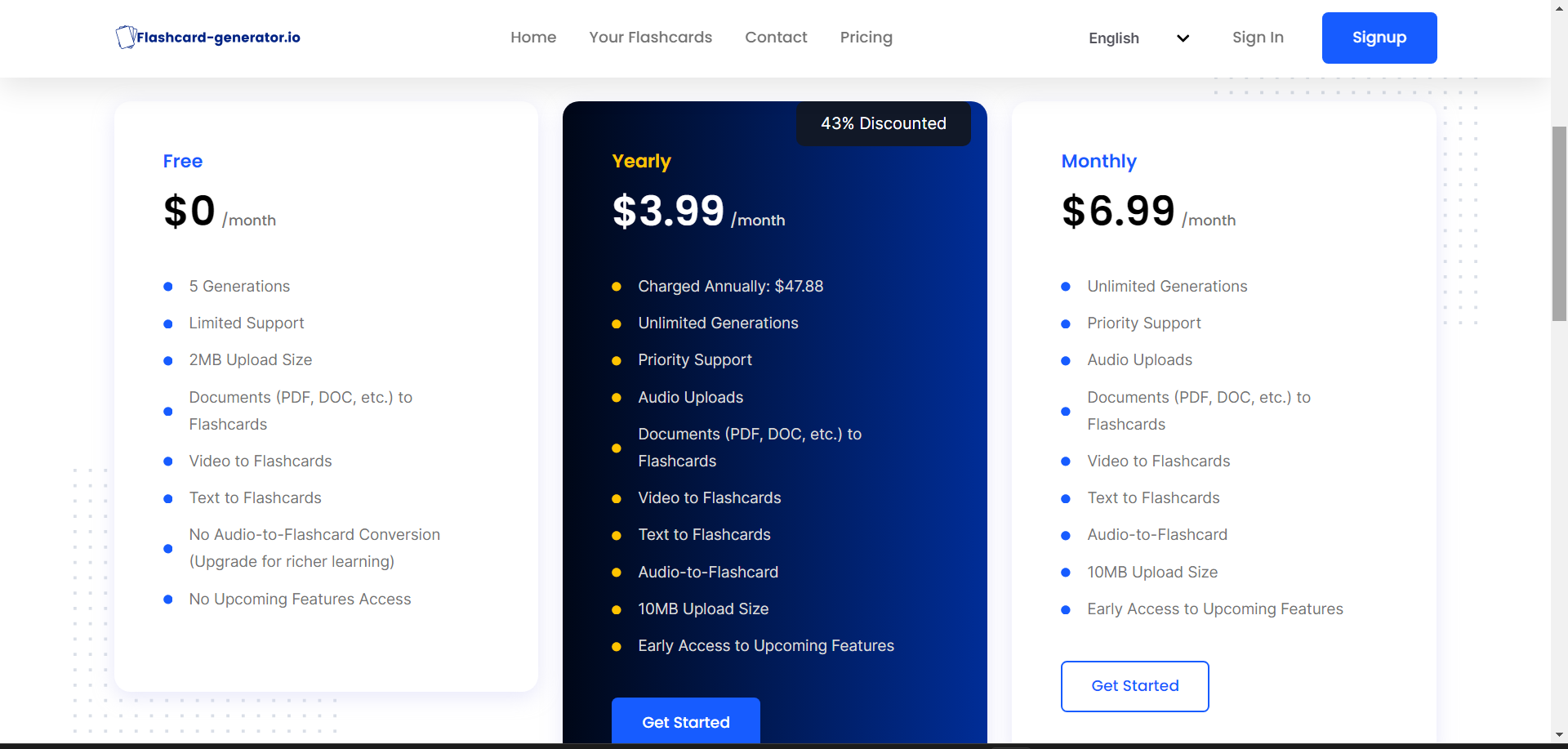 Learn faster pay less affordable ai flashcard plans